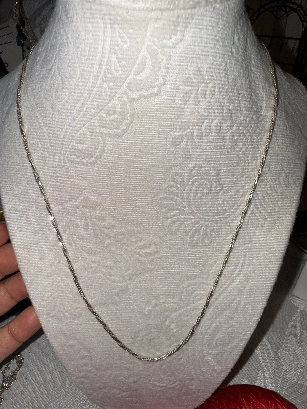 Classic Sterling Silver Rope Chain Necklace - Silver